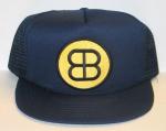 Buckaroo Banzai Blue Blaze Irregular Embroidered Patch Black Baseball Cap Hat