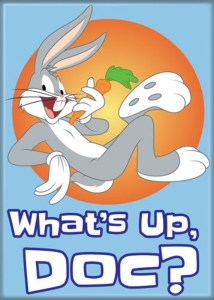 Looney Tunes Bugs Bunny What's Up DOC? Image Refrigerator Magnet NEW UNUSED