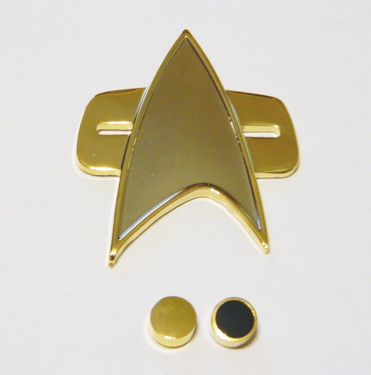 JG Cloisonne Metal Rank Pips Pins NEW The Next Generation Lieutenant Star Trek 