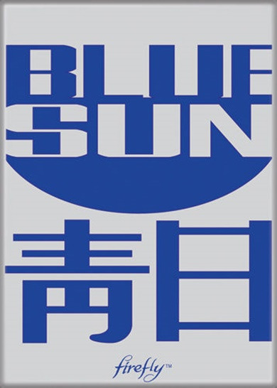 Firefly TV Series Blue Sun Logo Photo Refrigerator Magnet Serenity NEW UNUSED