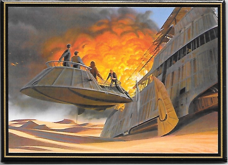 Star Wars Ralph McQuarrie Sail Barge Concept Art Image Refrigerator Magnet NEW picture