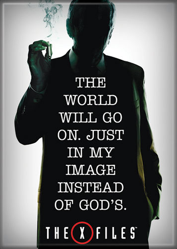 The X-Files TV Smoking Man Go On Just In My Image Photo Refrigerator Magnet NEW picture