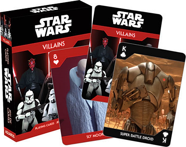 Star Wars The Dark Side Villains Photo Illustrated Playing Cards Deck NEW SEALED picture