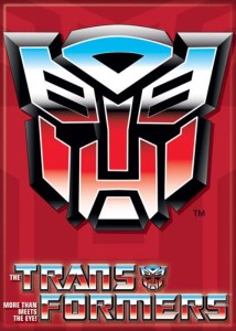 Transformers Animated Series Autobot Shield Logo Refrigerator Magnet NEW UNUSED
