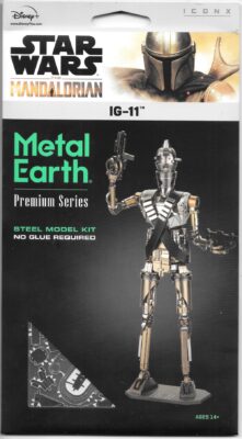 Star Wars The Mandalorian TV Series IG-11 Metal Earth Laser Cut Model Kit SEALED