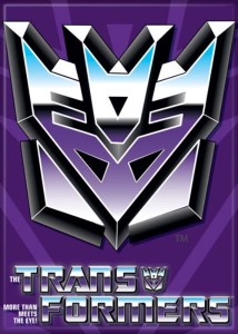 Transformers Animated Series Decepticon Shield Logo Refrigerator Magnet UNUSED