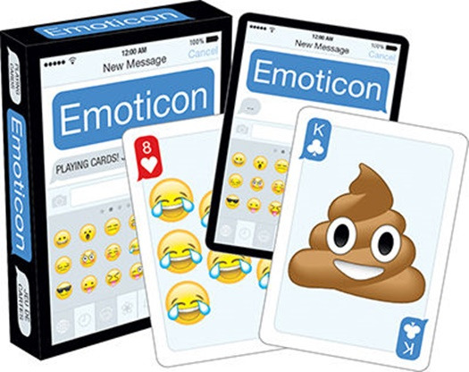 Emoticon Emoji Images Illustrated Playing Cards Regular Version, NEW SEALED