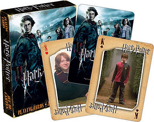 Harry Potter and the Goblet of Fire Movie Illustrated Playing Cards, NEW SEALED picture