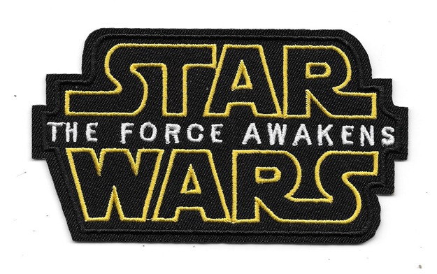 Star Wars Episode VII: The Force Awakens Movie Name Logo Embroidered Patch NEW