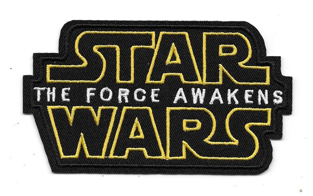 Star Wars Episode VII: The Force Awakens Movie Name Logo Embroidered Patch NEW picture