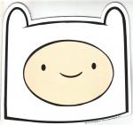 Adventure Time Finn Head Large Car Magnet, NEW UNUSED