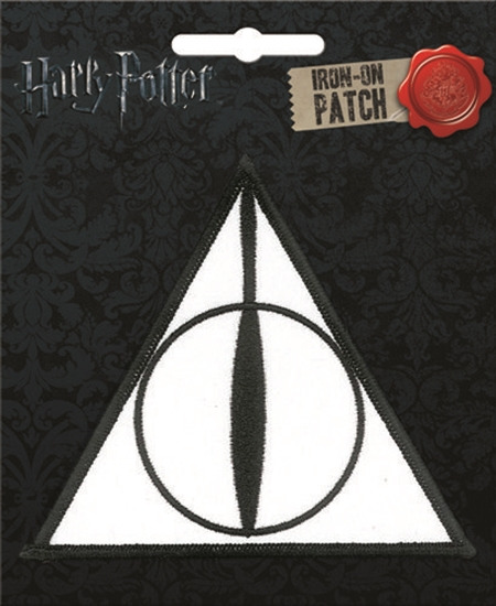 Harry Potter The Deathly Hallows Logo Embroidered Patch NEW UNUSED ATB picture