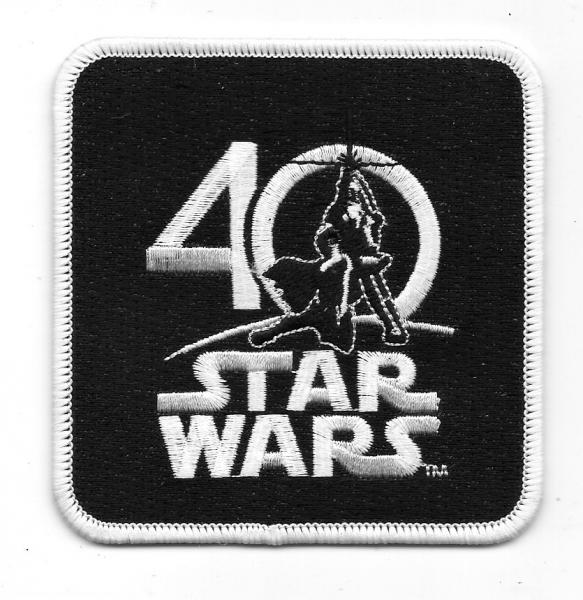 Star Wars Celebration VIII 40th Anniversary Logo Embroidered Patch NEW UNUSED