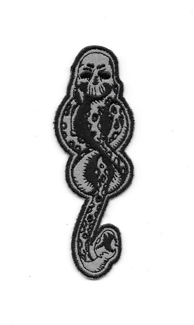 Harry Potter Death Eaters Dark Mark Logo Embroidered Patch NEW UNUSED