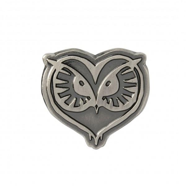 Fantastic Beasts And Where To Find Them Owl Head Logo Pewter Metal Lapel Pin NEW picture