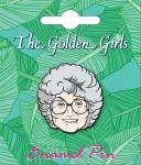 The Golden Girls Sofia Face Thick Metal Enamel Pin NEW CARDED