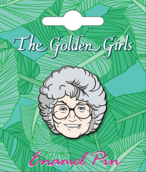 The Golden Girls Sofia Face Thick Metal Enamel Pin NEW CARDED