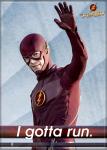DC Comics The Flash TV Series Flash Waving I Gotta Run Refrigerator Magnet NEW