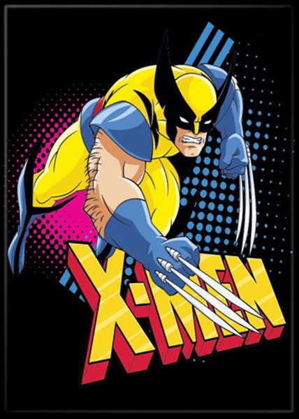 Marvel Comics Uncanny X-Men Cartoon Wolverine Claws Refrigerator Magnet UNUSED