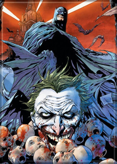 Detective Comics #1 New 52 Batman and Joker Comic Art Refrigerator Magnet, NEW