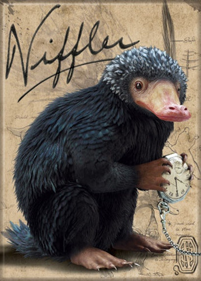 Fantastic Beasts Movie Niffler Name and Photo Fridge Magnet Harry Potter NEW picture