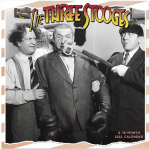 The Original Three Stooges 16 Month 20222 Photo Wall Calendar NEW SEALED
