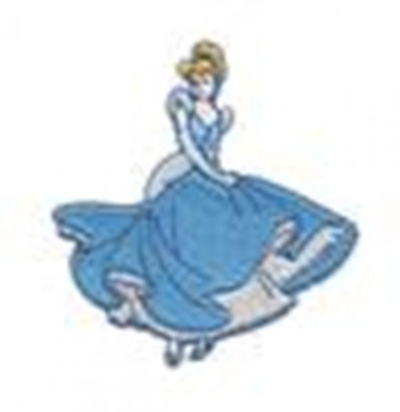 Walt Disney's Cinderella in Gown Dancing Figure Embroidered Patch, NEW UNUSED picture