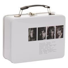 The Beatles White Album Image Limited Edition Large Tin Tote Lunchbox NEW UNUSED picture