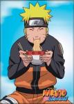 Naruto Anime Naruto Eating Ramen Image Refrigerator Magnet NEW UNUSED