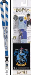 Harry Potter House Of Ravenclaw Colors and Name Lanyard with Logo Badge Holder