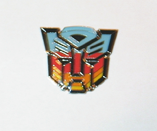 Transformers Autobot Multi-Color Face Logo Enamel Metal Pin NEW UNWORN picture