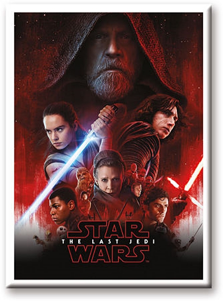 Star Wars Episode VIII: The Last Jedi Poster Image Refrigerator Magnet NEW