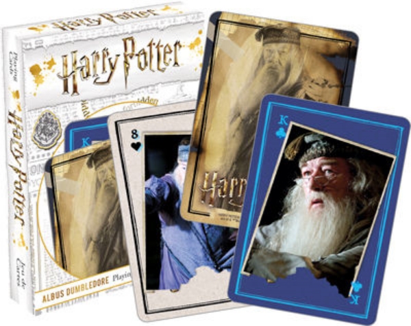Harry Potter Albus Dumbledore Thru The Years Photo Illustrated Playing Cards NEW