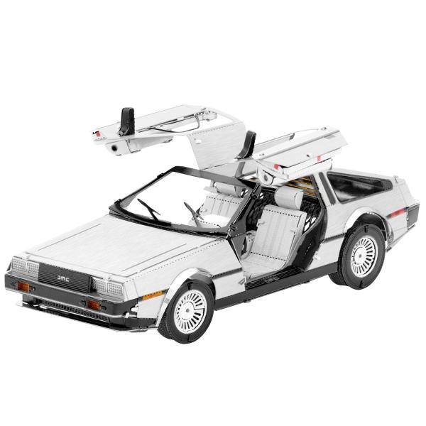 Delorean Car as Seen In Back to the Future Movie Metal Earth Steel Model Kit NEW picture