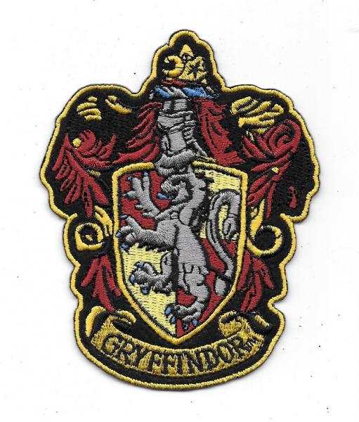 Harry Potter House of Gryffindor Crest Logo Large Version Embroidered Patch NEW