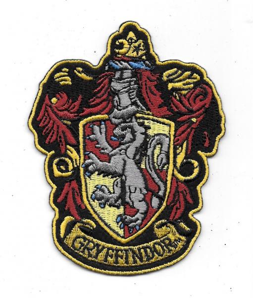 Harry Potter House of Gryffindor Crest Logo Large Version Embroidered Patch NEW picture