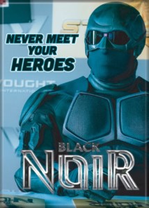 The Boys TV Series Black Noir Never Meet Your Heroes Refrigerator Magnet NEW