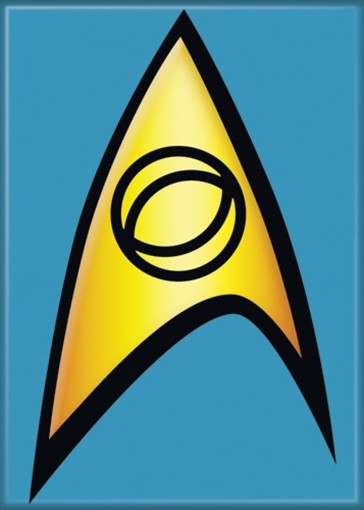 Star Trek: The Original Series Science Insignia Magnet, NEW UNUSED picture