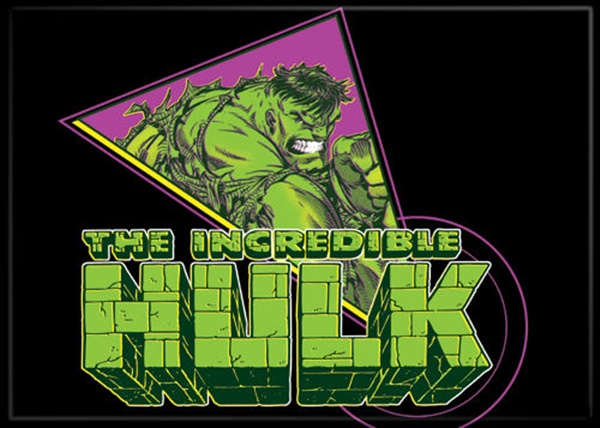 Marvels The Incredible Hulk Above Name Logo Comic Art Refrigerator Magnet UNUSED