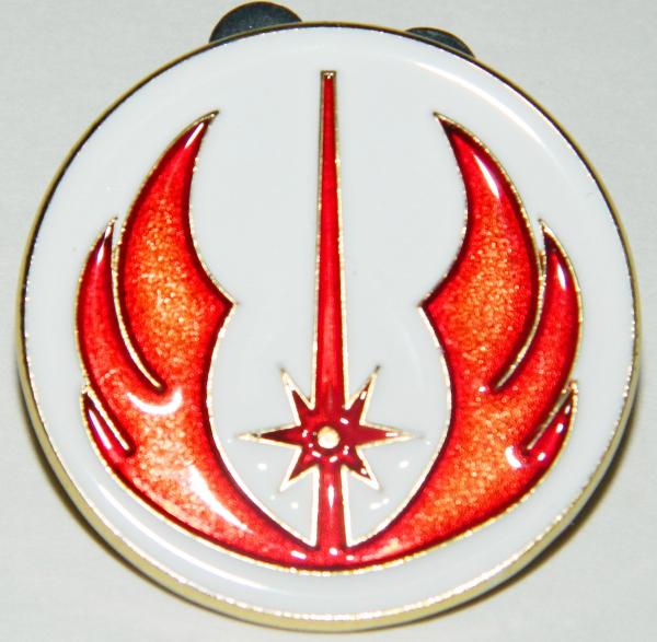 Star Wars Jedi Knights Logo Disney Trading Metal Enamel Pin 2010 NEW UNUSED
