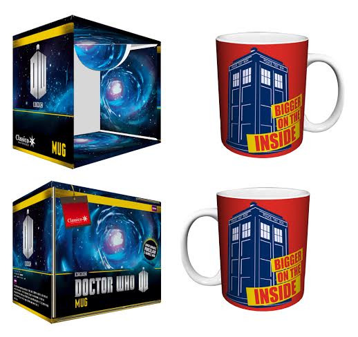 Doctor Who Bigger on the Inside 11 oz. Ceramic Coffee Mug LICENSED NEW UNUSED