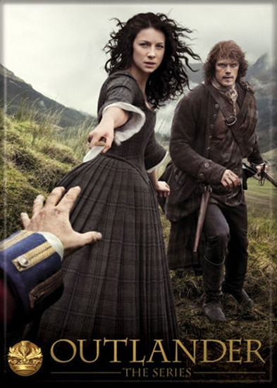 Outlander TV Series Claire and Jamie Photo Image Refrigerator Magnet NEW UNUSED picture