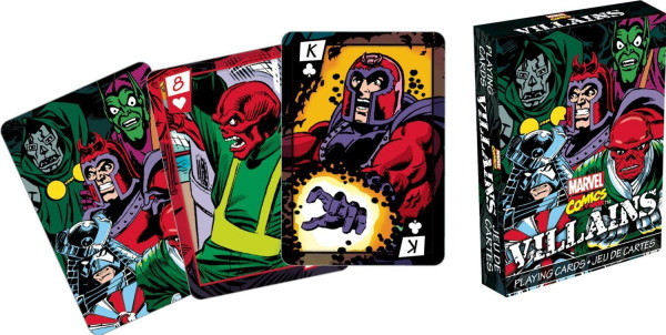 Marvel Comic's Villains Photo Illustrated 52 Playing Cards Deck, NEW SEALED