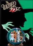 The Wizard of Oz Witch with Crystal Ball on Green Refrigerator Magnet NEW UNUSED