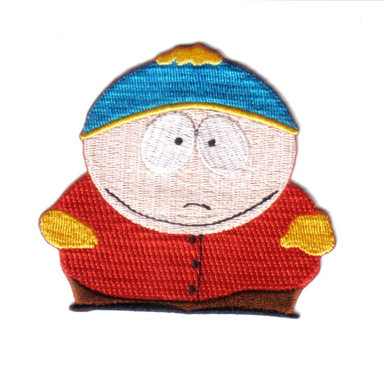 South Park TV Series Cartman Figure Embroidered Patch, NEW UNUSED picture