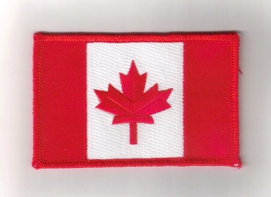 Stargate Atlantis TV Series Canadian Flag Embroidered Patch, NEW UNUSED