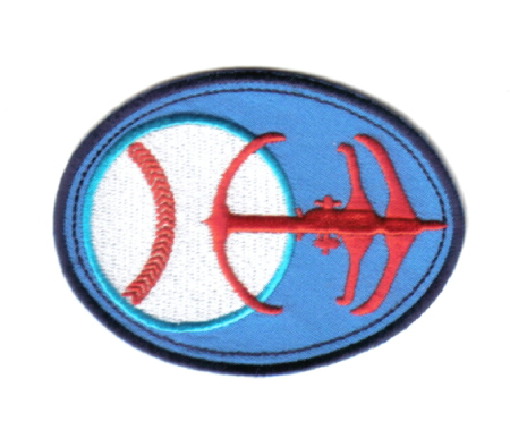 Star Trek: Deep Space Nine DS9ers Baseball Logo Embroidered Patch, NEW UNUSED picture