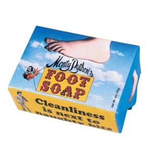 Monty Python’s Foot Toilet Soap Bar, Foam Sweet Foam NEW UNUSED