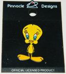 Looney Tunes Tweety Bird Figure Metal Enamel Sparkle Pin NEW UNUSED