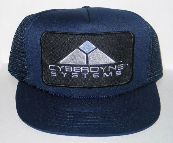 Terminator Movies Cyberdyne Systems Patch on a Black Baseball Cap Hat NEW